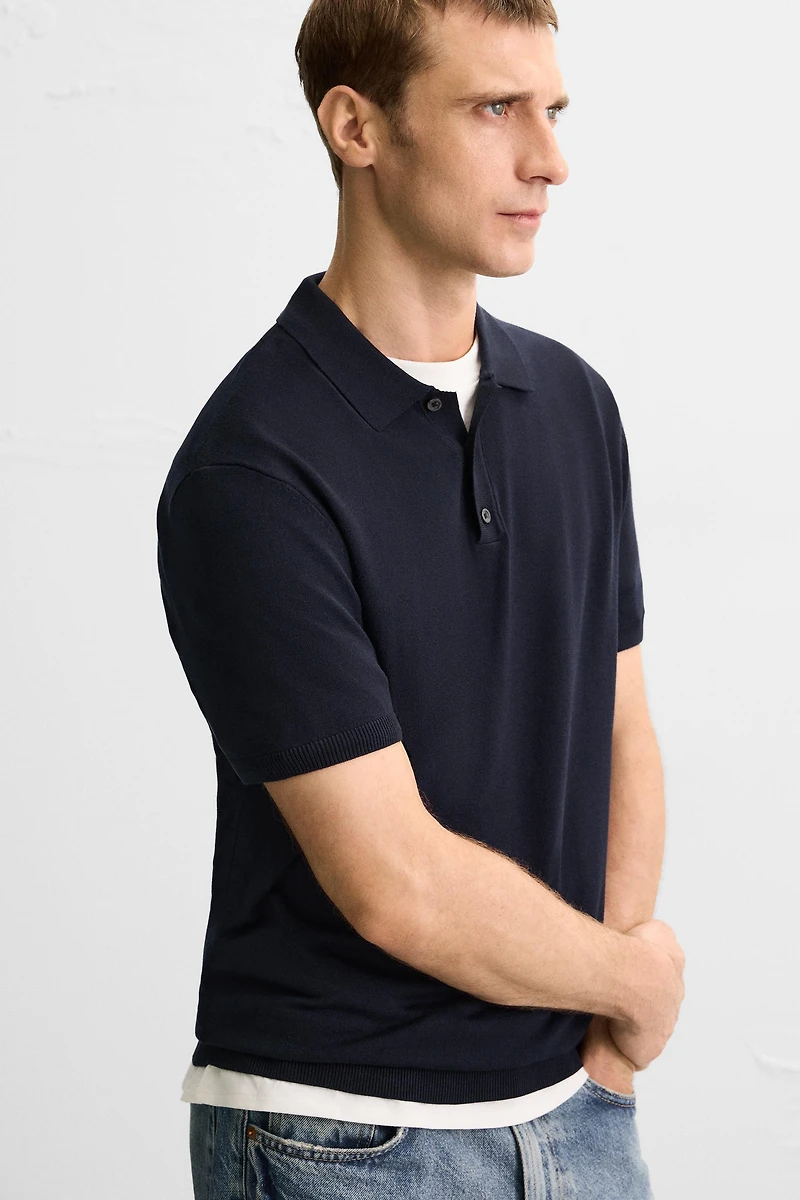 REGULAR FIT KNIT POLO