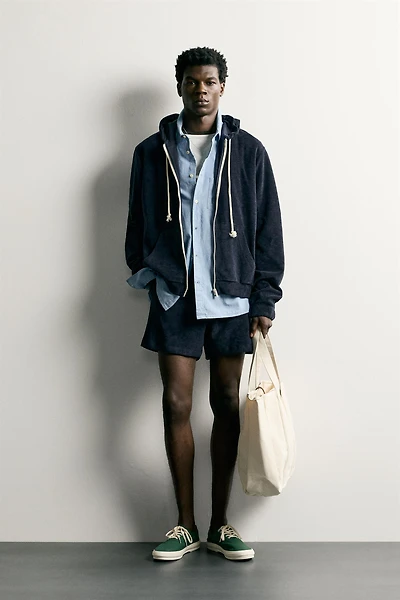 RELAXED FIT TERRY SHORTS