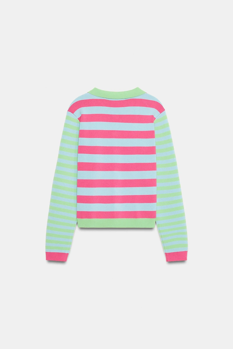 STRIPED CARDIGAN