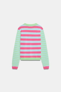 STRIPED CARDIGAN