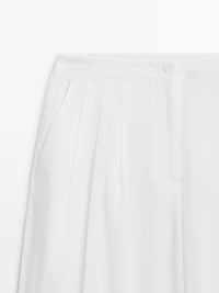 Pantalon fluide lin