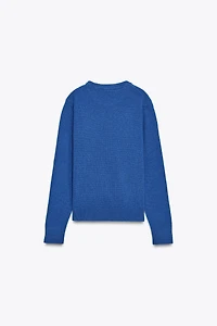 PULL BASIQUE AVEC CACHEMIRE ET LAINE