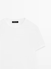 T-shirt 100 % lin à manches courtes