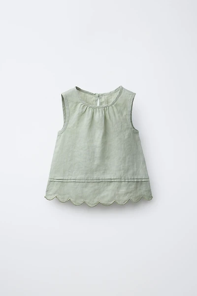100% LINEN TOP