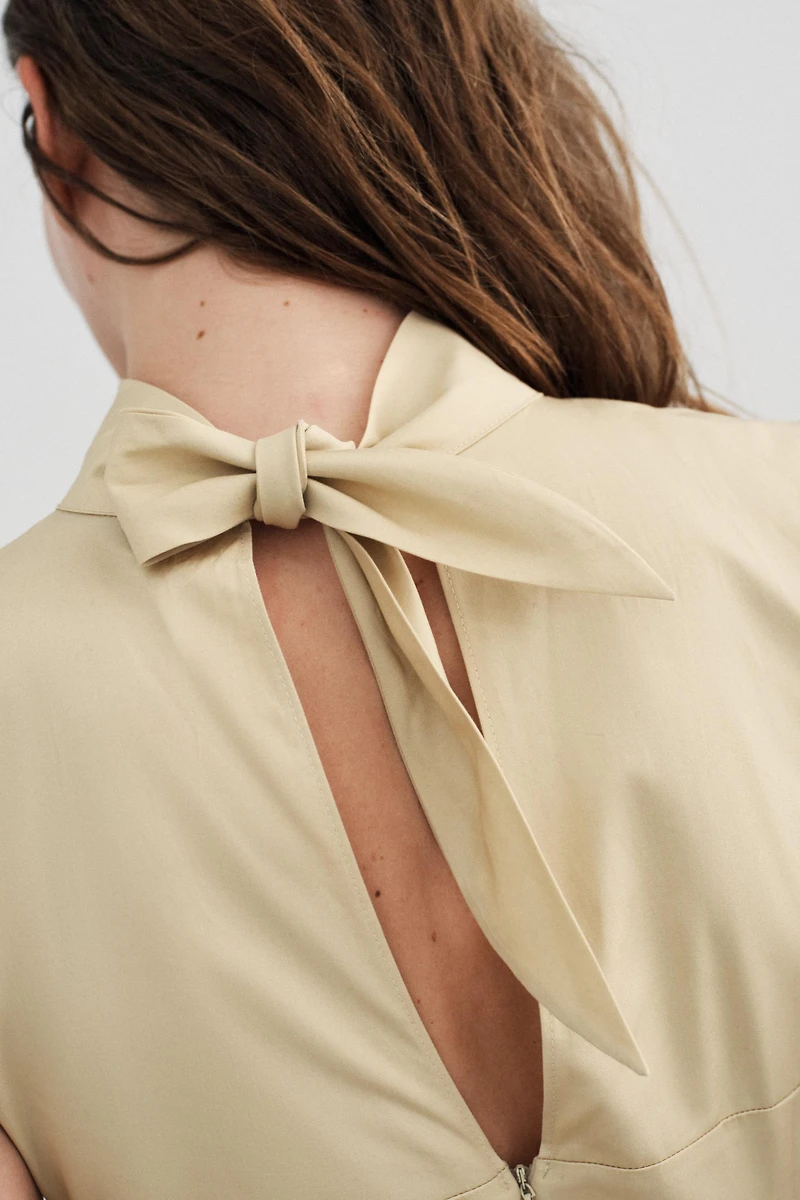 TRENCH MIDI DRESS