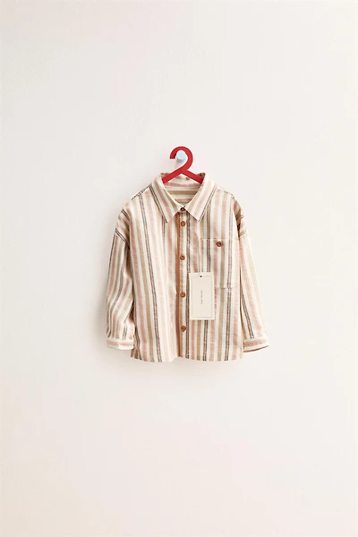 ZARA TIMELESS - STRIPED POCKET SHIRT