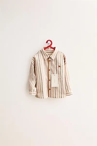 ZARA TIMELESS - STRIPED POCKET SHIRT