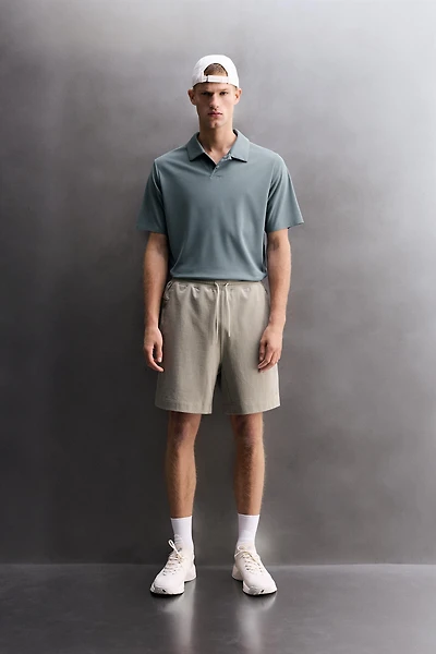 9" COTTON BLEND TRAINING SHORTS
