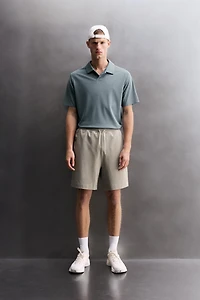 9" COTTON BLEND TRAINING SHORTS