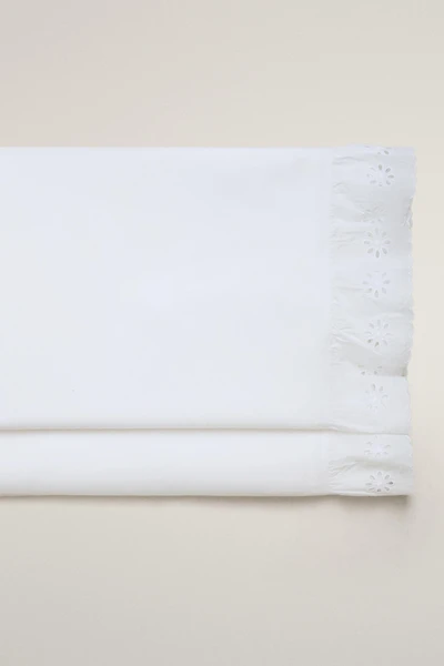 RUFFLED COTTON FLAT SHEET