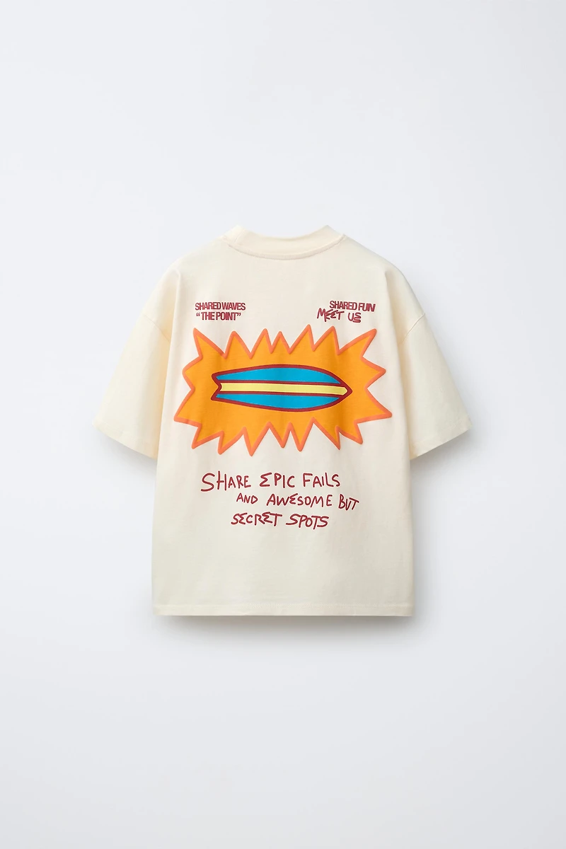 SURF PRINT T-SHIRT
