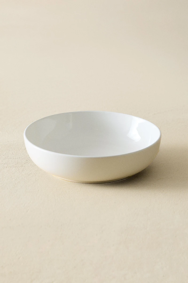 ASSIETTE CREUSE GRÈS