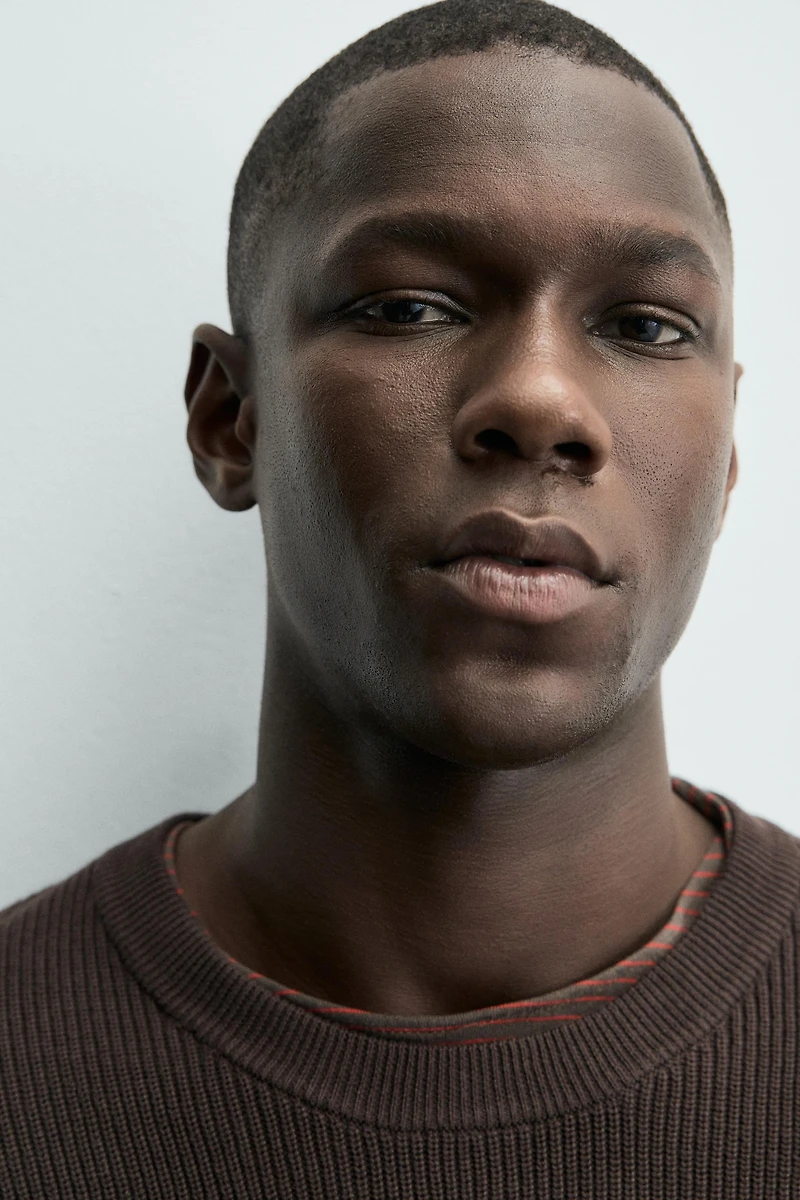 PULL EN MAILLE PERLÉE