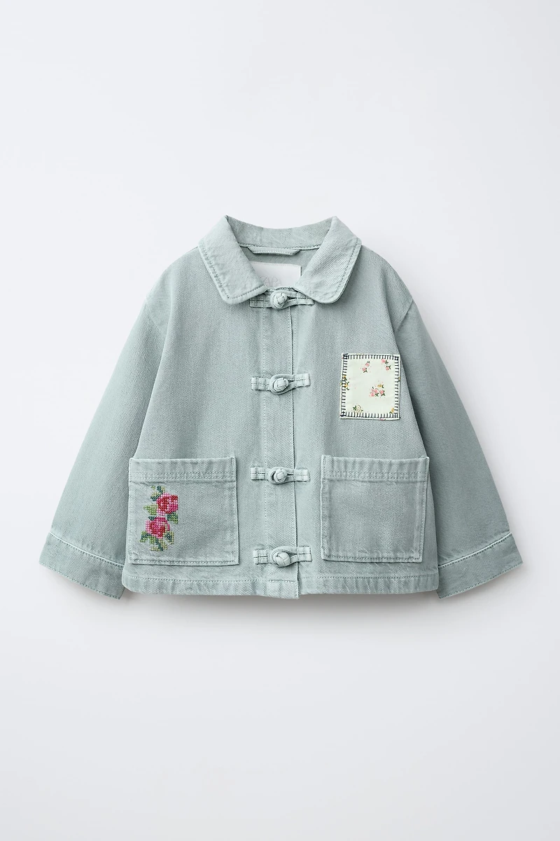 PATCHWORK TWILL JACKET