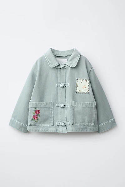 PATCHWORK TWILL JACKET