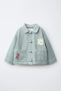 PATCHWORK TWILL JACKET