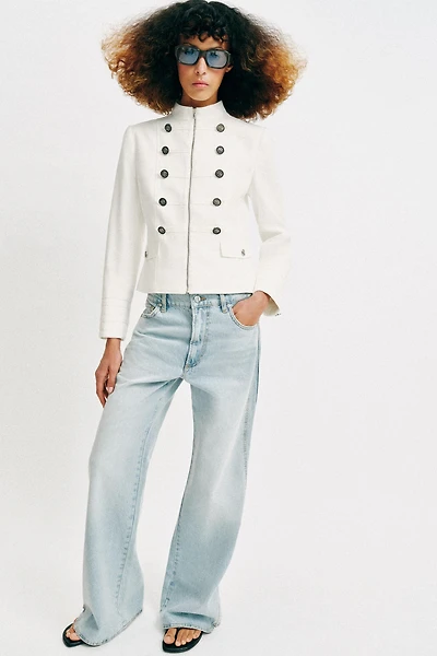 VESTE COL MONTANT BOUTONS