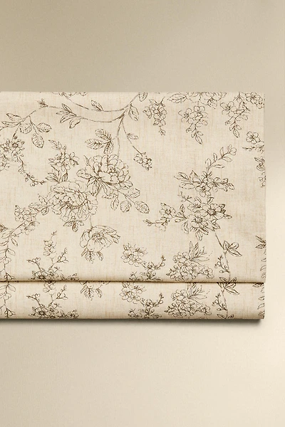 DRAP DE DESSUS IMPRIMÉ FLEURI