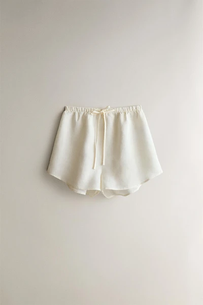 LINEN SHORTS