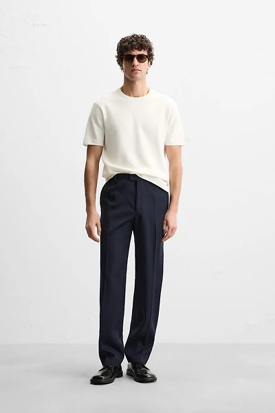 T-SHIRT EN MAILLE RELAXED FIT