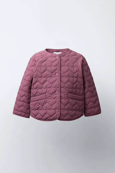 WATER REPELLENT LABEL PADDED JACKET