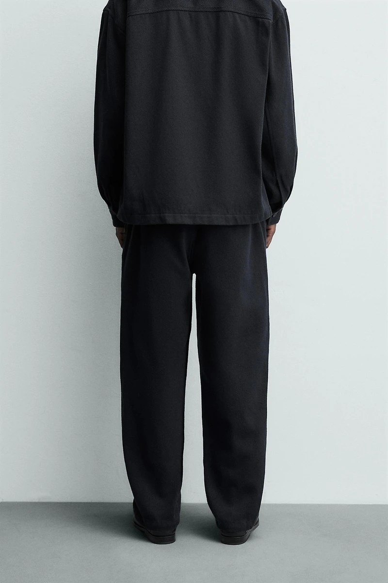 REGULAR FIT TWILL PANTS