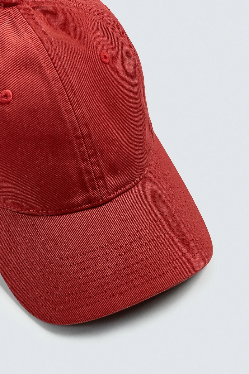 WASHED COTTON CAP