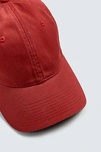 WASHED COTTON CAP