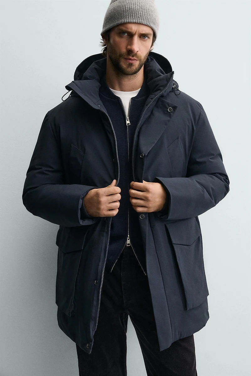 WATER REPELLENT PADDED PARKA