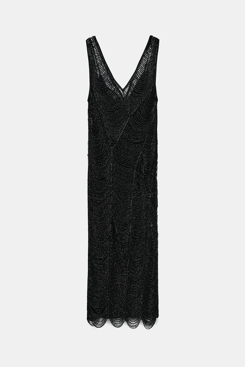 BEADED MIDI DRESS ZW COLLECTION