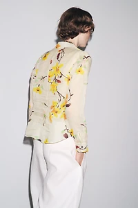 ZW COLLECTION RAMIE FLORAL SHIRT