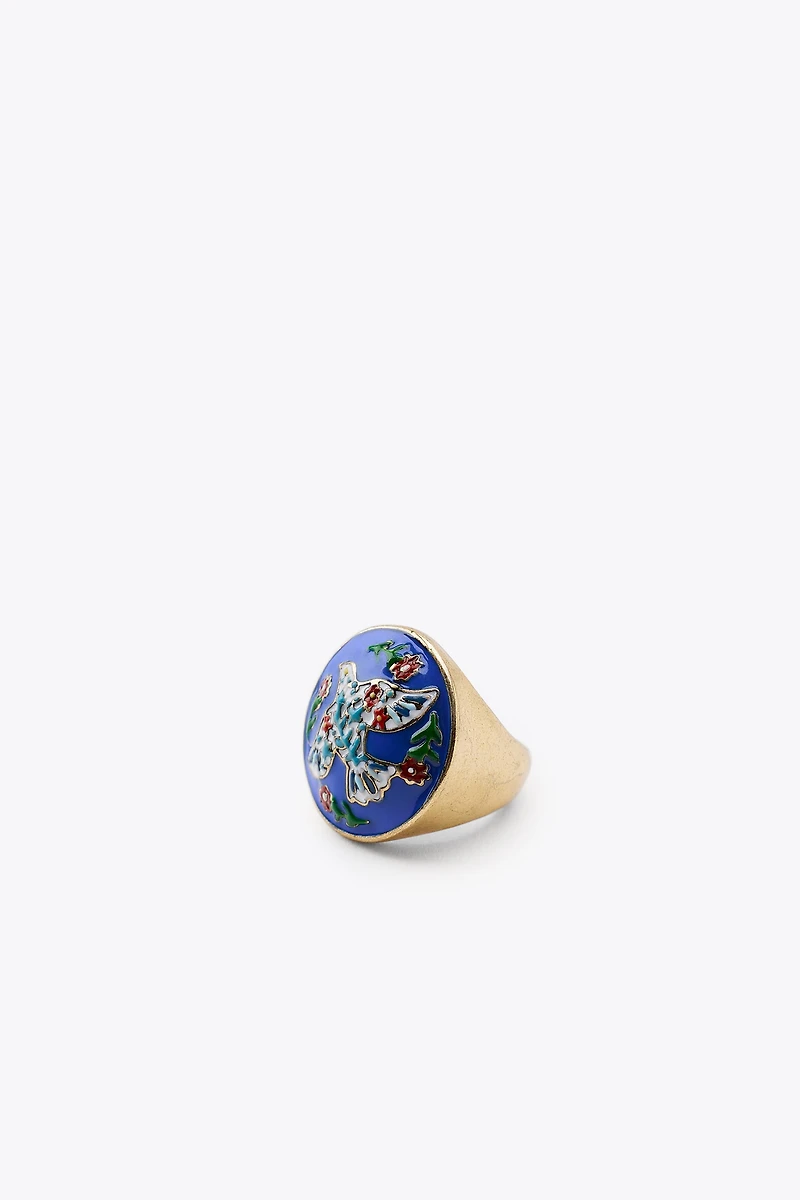 3-PACK OF FLOWER AND BIRD RINGS