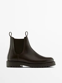 Leather Chelsea boots