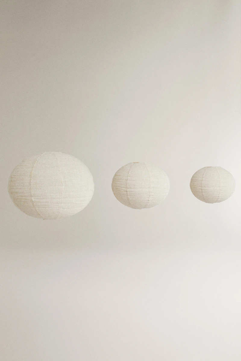 LINEN PENDANT LAMP LAMPSHADE
