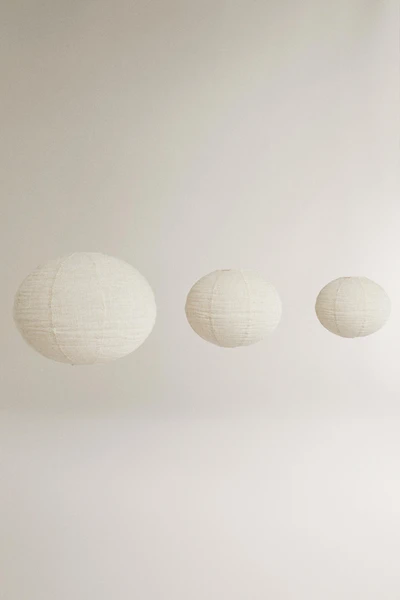 LINEN PENDANT LAMP LAMPSHADE