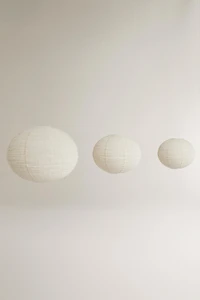 LINEN PENDANT LAMP LAMPSHADE