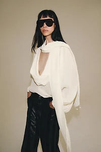 BLOUSE À NŒUD ZW COLLECTION