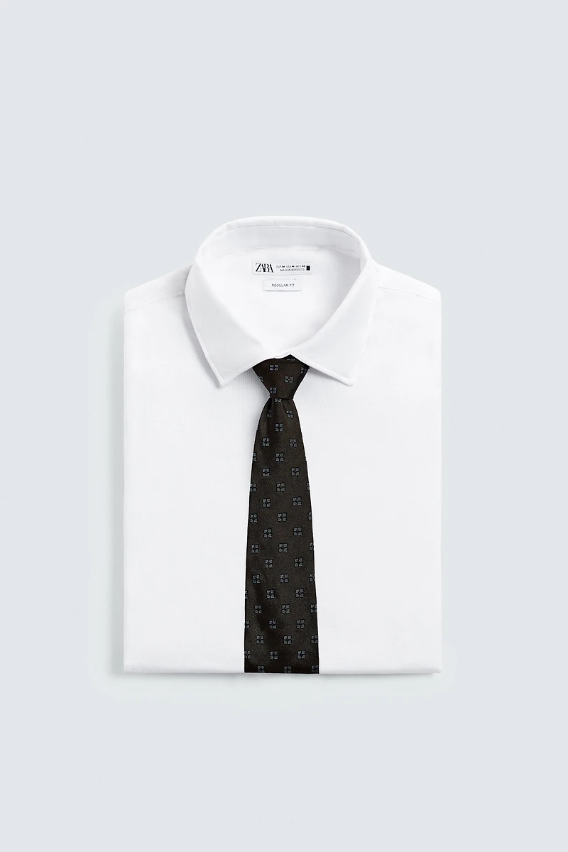 100% SILK JACQUARD TIE