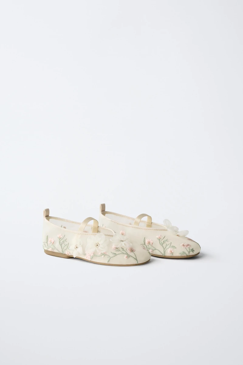 FLORAL BALLET FLATS
