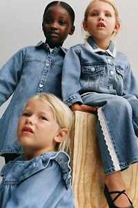 LACE DENIM JACKET