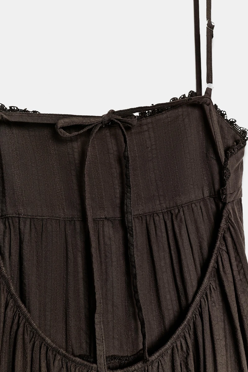 PANELLED LONG DRESS