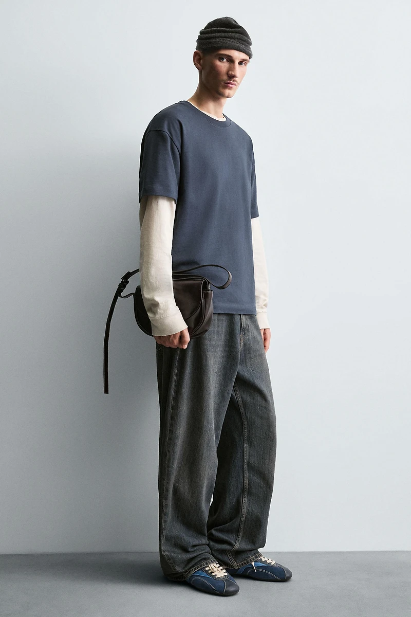 LEATHER CROSSBODY BAG