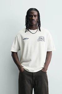 T-SHIRT À IMPRIMÉS BIMATIÈRES
