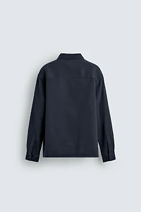 COTTON-LINEN POLO SHIRT