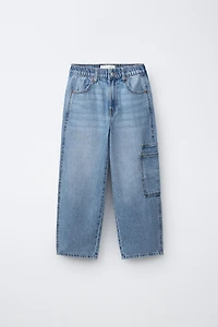 FLOWY CARGO JEANS