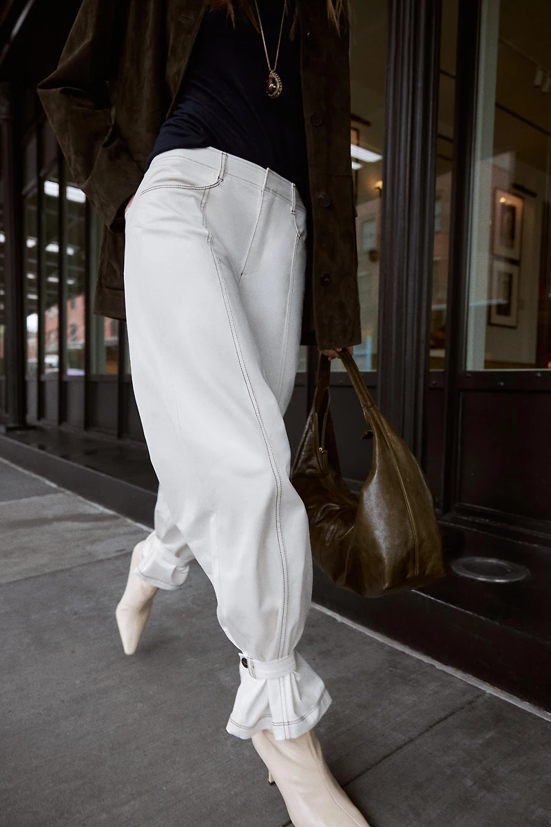 PANTALON SURPIQÛRES CONTRASTE