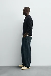 COTTON LYOCELL KNIT POLO SHIRT