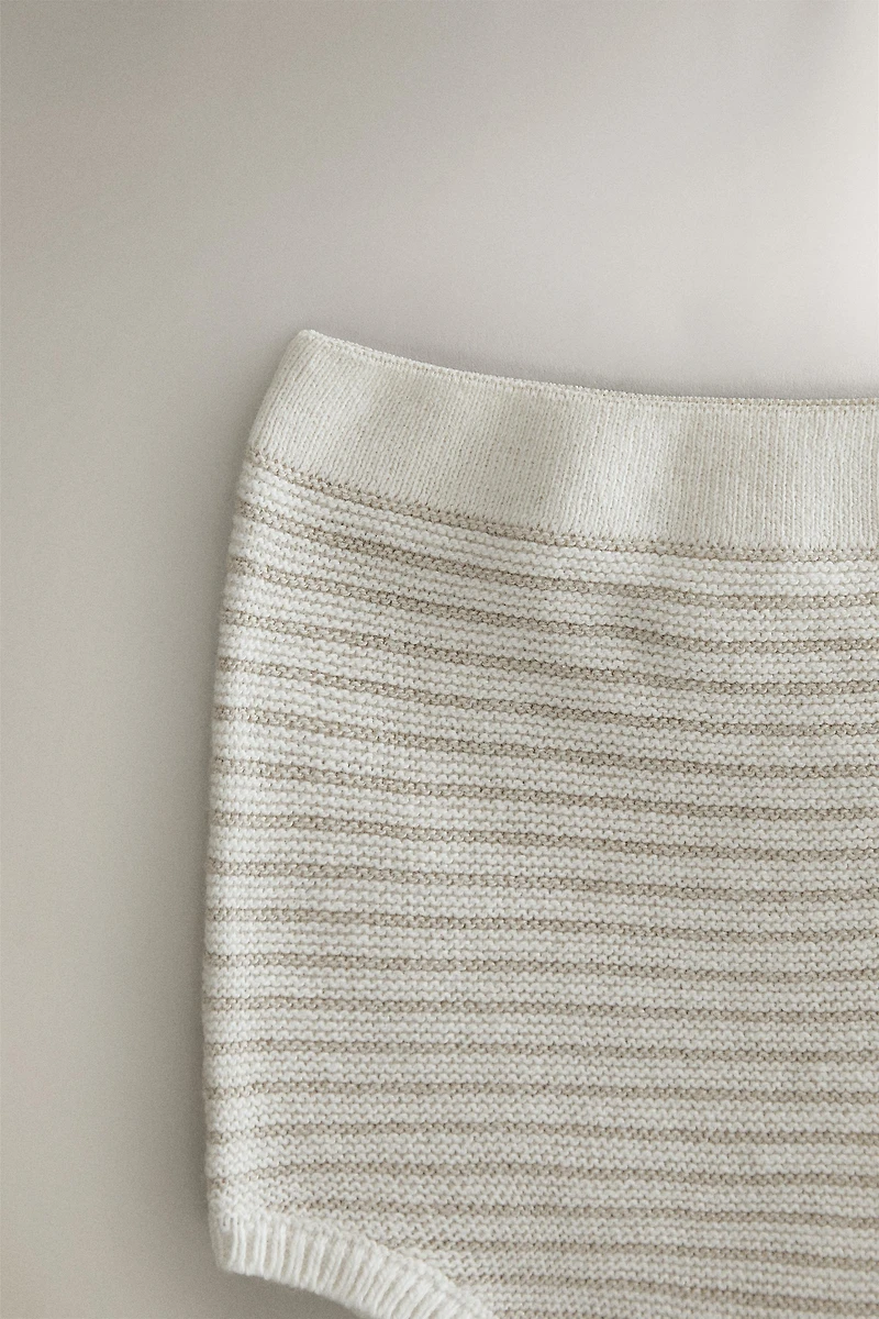 COTTON AND SILK BABY BLOOMERS