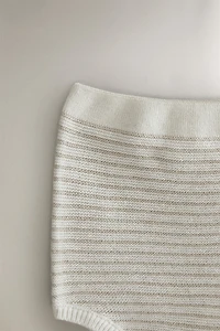 COTTON AND SILK BABY BLOOMERS