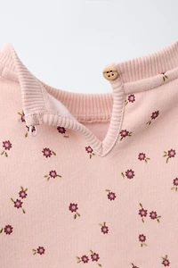 FLORAL SWEATSHIRT